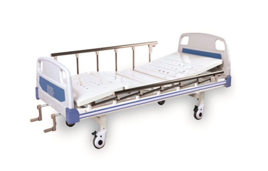 手動C2 雙搖護(hù)理床(中控剎車)